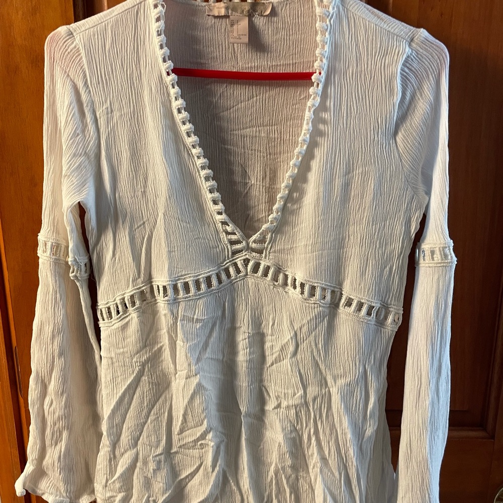 White Boho Dress